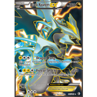 Black Kyurem EX 145/149 BW Boundaries Crossed Holo Ultra Rare Full Art Pokemon Card NEAR MINT TCG