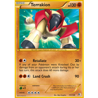 Terrakion 151/149 BW Boundaries Crossed Holo Secret Rare Pokemon Card NEAR MINT TCG