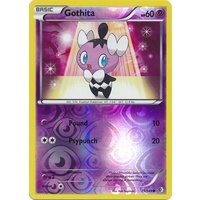 Gothita 75/149 BW Boundaries Crossed Reverse Holo Common Pokemon Card NEAR MINT TCG