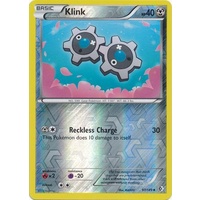 Klink 97/149 BW Boundaries Crossed Reverse Holo Uncommon Pokemon Card NEAR MINT TCG