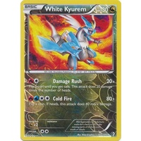 White Kyurem 102/149 BW Boundaries Crossed Reverse Holo Rare Pokemon Card NEAR MINT TCG