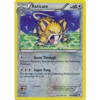 Raticate 105/149 BW Boundaries Crossed Reverse Holo Uncommon Pokemon Card NEAR MINT TCG