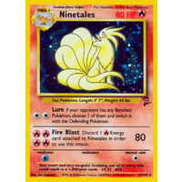Ninetales 13/130 Base Set 2 Holo Rare Pokemon Card NEAR MINT TCG