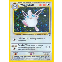 Wigglytuff 19/130 Base Set 2 Holo Rare Pokemon Card NEAR MINT TCG