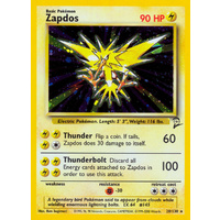 Zapdos 20/130 Base Set 2 Holo Rare Pokemon Card NEAR MINT TCG