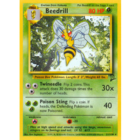 Beedrill 21/130 Base Set 2 Rare Pokemon Card NEAR MINT TCG