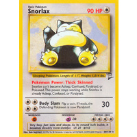 Snorlax 30/130 Base Set 2 Rare Pokemon Card NEAR MINT TCG