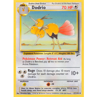 Dodrio 37/130 Base Set 2 Uncommon Pokemon Card NEAR MINT TCG