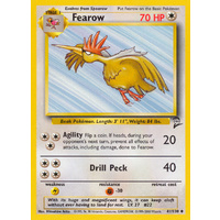 Fearow 41/130 Base Set 2 Uncommon Pokemon Card NEAR MINT TCG