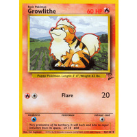Growlithe 42/130 Base Set 2 Uncommon Pokemon Card NEAR MINT TCG