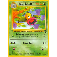 Weepinbell 64/130 Base Set 2 Uncommon Pokemon Card NEAR MINT TCG