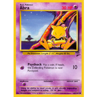 Abra 65/130 Base Set 2 Common Pokemon Card NEAR MINT TCG