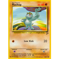 Machop 78/130 Base Set 2 Common Pokemon Card NEAR MINT TCG