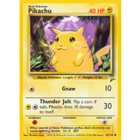 Pikachu 87/130 Base Set 2 Common Pokemon Card NEAR MINT TCG