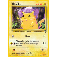 Pikachu 87/130 Base Set 2 Common Pokemon Card NEAR MINT TCG