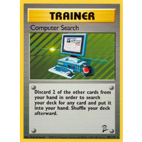 Computer Search 101/130 Base Set 2 Rare Trainer Pokemon Card NEAR MINT TCG