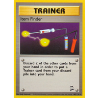 Item Finder 103/130 Base Set 2 Rare Trainer Pokemon Card NEAR MINT TCG