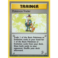 Pokemon Trader 106/130 Base Set 2 Rare Trainer Pokemon Card NEAR MINT TCG