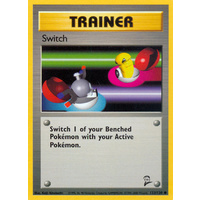 Switch 123/130 Base Set 2 Common Trainer Pokemon Card NEAR MINT TCG