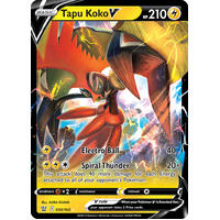 Tapu Koko V 50/163 SWSH Battle Styles Holo Ultra Rare Pokemon Card NEAR MINT TCG