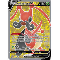 Kricketune V 142/163 SWSH Battle Styles Full Art Holo Ultra Rare Pokemon Card NEAR MINT TCG