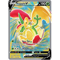 Flapple V 143/163 SWSH Battle Styles Full Art Holo Ultra Rare Pokemon Card NEAR MINT TCG