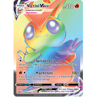 Victini VMAX 165/163 SWSH Battle Styles Full Art Holo Hyper Rare Pokemon Card NEAR MINT TCG