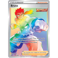 Bruno 172/163 SWSH Battle Styles Full Art Holo Hyper Rare Trainer Pokemon Card NEAR MINT TCG