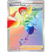 Korrina's Focus 174/163 SWSH Battle Styles Full Art Holo Hyper Rare Trainer Pokemon Card NEAR MINT TCG
