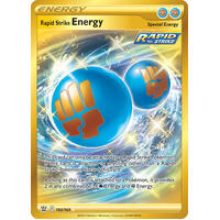Rapid Strike Energy 182/163 SWSH Battle Styles Full Art Holo Secret Rare Pokemon Card NEAR MINT TCG
