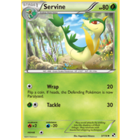 Servine 3/114 BW Base Set Uncommon Pokemon Card NEAR MINT TCG