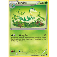 Servine 4/114 BW Base Set Uncommon Pokemon Card NEAR MINT TCG