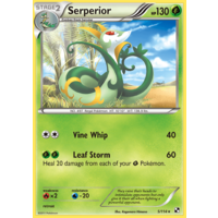Serperior 5/114 BW Base Set Holo Rare Pokemon Card NEAR MINT TCG