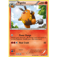 Pignite 17/114 BW Base Set Uncommon Pokemon Card NEAR MINT TCG