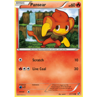 Pansear 21/114 BW Base Set Common Pokemon Card NEAR MINT TCG