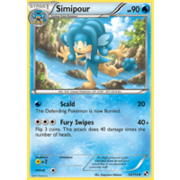Simipour 34/114 BW Base Set Uncommon Pokemon Card NEAR MINT TCG