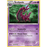 Scolipede 54/114 BW Base Set Rare Pokemon Card NEAR MINT TCG