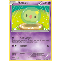 Solosis 55/114 BW Base Set Common Pokemon Card NEAR MINT TCG