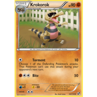 Krokorok 64/114 BW Base Set Uncommon Pokemon Card NEAR MINT TCG