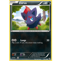 Zorua 70/114 BW Base Set Common Pokemon Card NEAR MINT TCG
