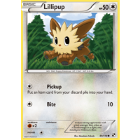 Lillipup 80/114 BW Base Set Common Pokemon Card NEAR MINT TCG