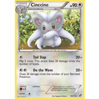 Cinccino 89/114 BW Base Set Rare Pokemon Card NEAR MINT TCG