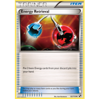 Energy Retrieval 92/114 BW Base Set Uncommon Trainer Pokemon Card NEAR MINT TCG