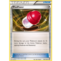 PlusPower 96/114 BW Base Set Uncommon Trainer Pokemon Card NEAR MINT TCG