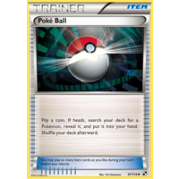 Poke Ball 97/114 BW Base Set Uncommon Trainer Pokemon Card NEAR MINT TCG
