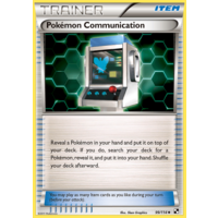 Pokemon Communication 99/114 BW Base Set Uncommon Trainer Pokemon Card NEAR MINT TCG