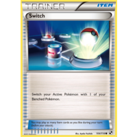 Switch 104/114 BW Base Set Common Trainer Pokemon Card NEAR MINT TCG