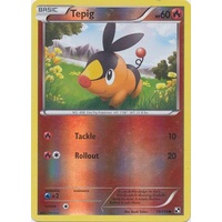 Tepig 15/114 BW Base Set Reverse Holo Common Pokemon Card NEAR MINT TCG