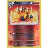 Pignite 18/114 BW Base Set Reverse Holo Uncommon Pokemon Card NEAR MINT TCG