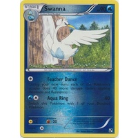 Swanna 37/114 BW Base Set Reverse Holo Rare Pokemon Card NEAR MINT TCG